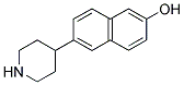 6-PIPERIDIN-4-YL-NAPHTHALEN-2-OL Struktur