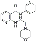 2-(2-MORPHOLIN-4-YL-ETHYLAMINO)-N-PYRIDIN-3-YL-NICOTINAMIDE Struktur