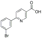 6-(3-BROMOPHENYL)NICOTINIC ACID Struktur