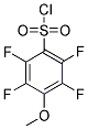 2,3,5,6-TETRAFLUORO-4-METHOXYBENZENESULFONYL CHLORIDE Struktur