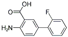 4-AMINO-2'-FLUORO[1,1'-BIPHENYL]-3-CARBOXYLIC ACID Struktur