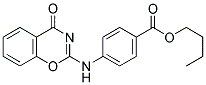 4-(4-OXO-4H-BENZO[B][1,3]-OXAZIN-2-YL AMINO)-BENZOIC ACID BUTYL ESTER Struktur