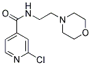 2-CHLORO-N-(2-MORPHOLIN-4-YL-ETHYL)-ISONICOTINAMIDE Struktur