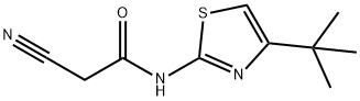 N-(4-TERT-BUTYL-1,3-THIAZOL-2-YL)-2-CYANOACETAMIDE Struktur