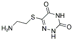 6-[(2-AMINOETHYL)THIO]-1,2,4-TRIAZINE-3,5(2H,4H)-DIONE Struktur