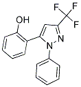 2-[1-PHENYL-3-(TRIFLUOROMETHYL)-1H-PYRAZOL-5-YL]PHENOL Struktur