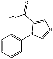 1-PHENYL-1H-IMIDAZOLE-5-CARBOXYLIC ACID Structure