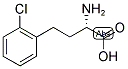 (S)-2-AMINO-4-(2-CHLORO-PHENYL)-BUTYRIC ACID Struktur