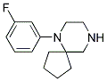 6-(3-FLUOROPHENYL)-6,9-DIAZASPIRO[4.5]DECANE Struktur