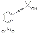 2-METHYL-4-(3-NITROPHENYL)-3-BUTYN-2-OL Struktur