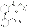 1-(2-AMINOMETHYL-PHENYL)-PIPERIDIN-3-CARBAMIC ACID TERT-BUTYL ESTER Struktur