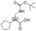 (R)-3-TERT-BUTOXYCARBONYLAMINO-2-CYCLOPENTYL-PROPIONIC ACID Struktur