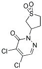 4,5-DICHLORO-2-(1,1-DIOXIDOTETRAHYDROTHIEN-3-YL)PYRIDAZIN-3(2H)-ONE Struktur