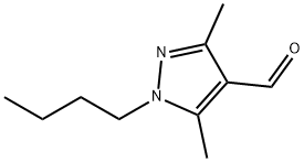 1-BUTYL-3,5-DIMETHYL-1H-PYRAZOLE-4-CARBALDEHYDE Struktur