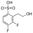 2,3-DIFLUORO-6-SULFOPHENYLETHANOL Struktur