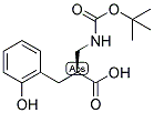 (S)-2-(TERT-BUTOXYCARBONYLAMINO-METHYL)-3-(2-HYDROXY-PHENYL)-PROPIONIC ACID Struktur