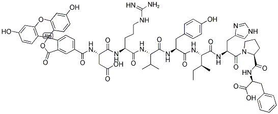 ANGIOTENSIN II, HUMAN, FAM-LABELED Struktur