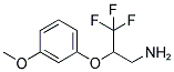 3,3,3-TRIFLUORO-2-(3-METHOXY-PHENOXY)-PROPYLAMINE Struktur