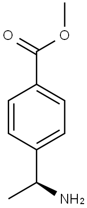 (S)-METHYL 4-(1-AMINOETHYL)BENZOATE Struktur