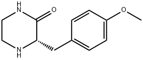 (S)-3-(4-METHOXY-BENZYL)-PIPERAZIN-2-ONE Struktur