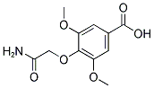 4-(2-AMINO-2-OXOETHOXY)-3,5-DIMETHOXYBENZOIC ACID Struktur