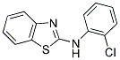 N-(2-CHLOROPHENYL)-1,3-BENZOTHIAZOL-2-AMINE Struktur