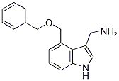 C-(4-BENZYLOXYMETHYL-1H-INDOL-3-YL)-METHYLAMINE Struktur