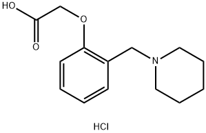 [2-(PIPERIDIN-1-YLMETHYL)PHENOXY]-ACETIC ACID HYDROCHLORIDE Struktur