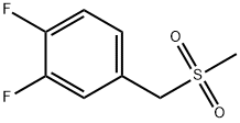 3,4-DIFLUOROBENZYLMETHYLSULFONE Struktur