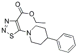 ETHYL 5-(4-PHENYLPIPERIDIN-1-YL)-1,2,3-THIADIAZOLE-4-CARBOXYLATE Struktur