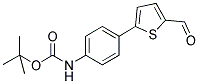 [4-(5-FORMYL-THIOPHEN-2-YL)-PHENYL]-CARBAMIC ACID TERT-BUTYL ESTER Struktur