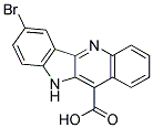 7-BROMO-10 H-INDOLO[3,2-B ]QUINOLINE-11-CARBOXYLIC ACID Struktur