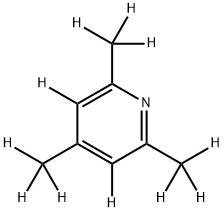 2,4,6-TRIMETHYLPYRIDINE-D11 Struktur