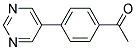 1-[4-(5-PYRIMIDINYL)PHENYL]ETHANONE Struktur