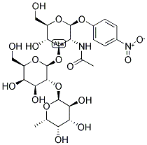 FUC1-A-2GAL1-B-3GLCNAC-B-PNP Struktur