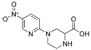 4-(5-NITRO-PYRIDIN-2-YL)-PIPERAZINE-2-CARBOXYLIC ACID Struktur