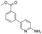 3-(6-AMINO-PYRIDIN-3-YL)-BENZOIC ACID METHYL ESTER Struktur