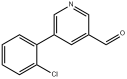 5-(2-CHLOROPHENYL)NICOTINALDEHYDE Struktur