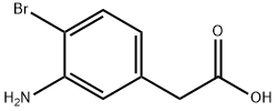 (3-AMINO-4-BROMO-PHENYL)-ACETIC ACID Struktur