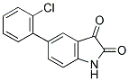 5-(2-CHLOROPHENYL)-1H-INDOLE-2,3-DIONE Struktur