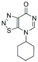 4-CYCLOHEXYL[1,2,3]THIADIAZOLO[5,4-D]PYRIMIDIN-7(4H)-ONE Struktur