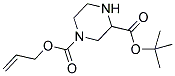 PIPERAZINE-1,3-DICARBOXYLIC ACID 1-ALLYL ESTER 3-TERT-BUTYL ESTER Struktur