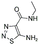 5-AMINO-N-ETHYL-1,2,3-THIADIAZOLE-4-CARBOXAMIDE Struktur