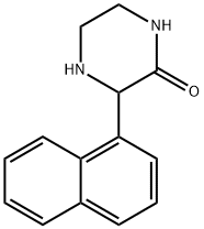 3-NAPHTHALEN-1-YL-PIPERAZIN-2-ONE Struktur