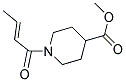 1-BUT-2-ENOYL-PIPERIDINE-4-CARBOXYLIC ACID METHYL ESTER Struktur