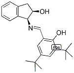 (1S,2R)-1-((2-HYDROXY-3,5-DI-TERT-BUTYLBENZYLIDENE)AMINO)INDAN-2-OL Struktur