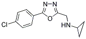 N-[[5-(4-CHLOROPHENYL)-1,3,4-OXADIAZOL-2-YL]METHYL]-N-CYCLOPROPYLAMINE Struktur