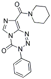 3-PHENYL-8-(PIPERIDIN-1-YLCARBONYL)IMIDAZO[5,1-D][1,2,3,5]TETRAZIN-4(3H)-ONE Struktur