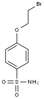 4-(2-BROMOETHOXY)BENZENESULFONAMIDE Struktur