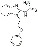 [1-(2-PHENOXY-ETHYL)-1H-BENZOIMIDAZOL-2-YL]-THIOUREA Struktur